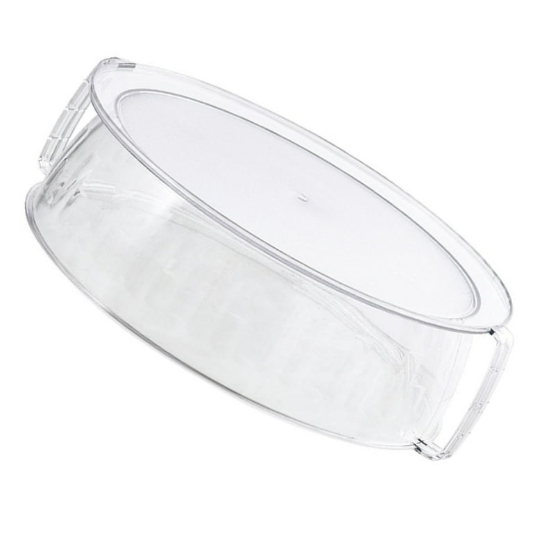 Microwave Splatter Cover with Vented Silicone Guard Clear Glass Top an –  Loreso