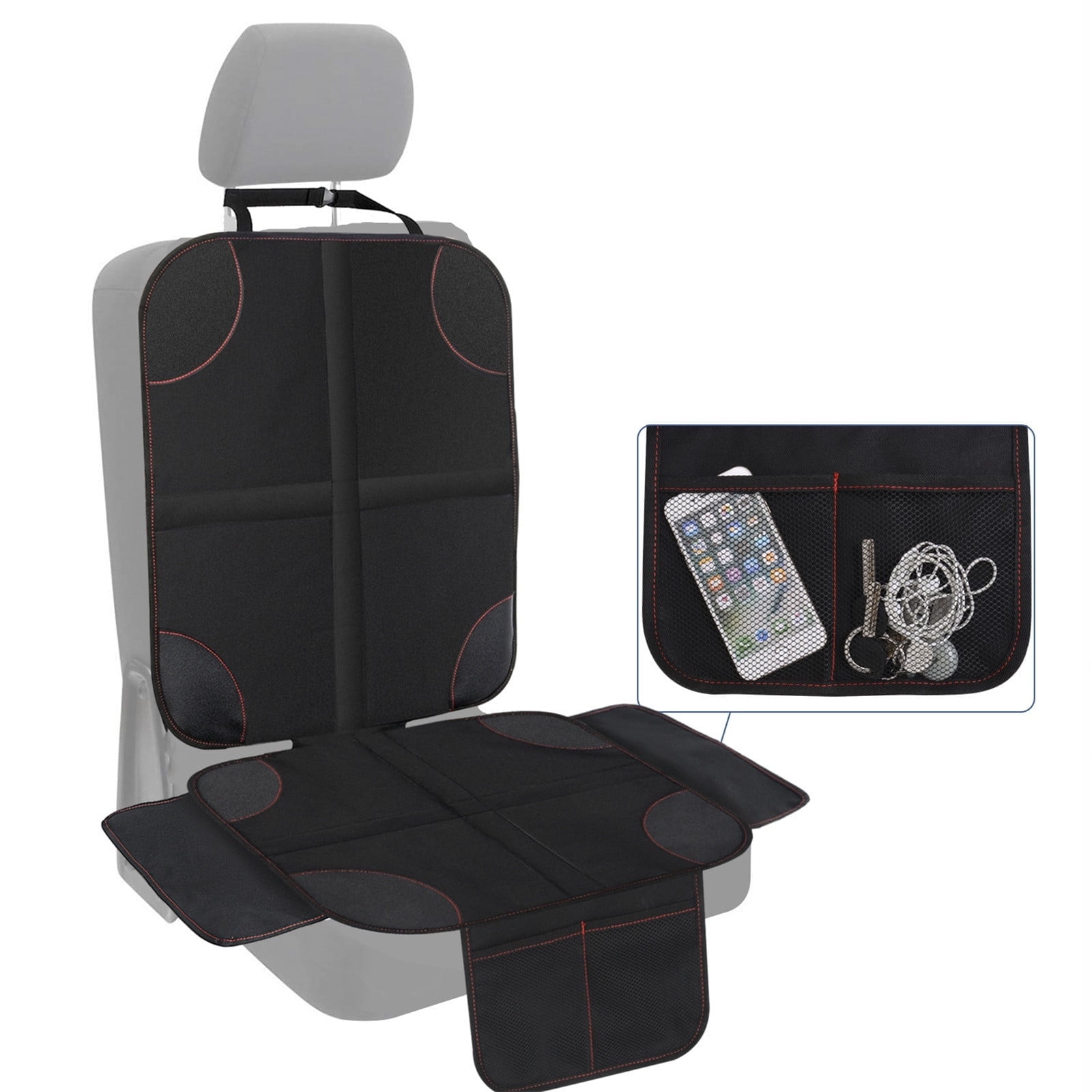 Car Seat Protector under $5! CQCYD Car Seat Protector for Kids, Non-Slip Seat Cushion with Anti-Wear Mat, Child Safety Seat Cover for Vehicle