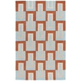 thumbnail image 2 of Safavieh Genre Bertha Geometric Area Rug, Light Blue/Rust, 5' x 8', 2 of 10