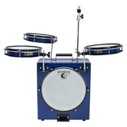 Toca KickBoxx Pro Suitcase Drum Set Cobalt Blue