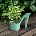 thumbnail image 4 of Flowerpots with Dish Ceramic, Desktop Plastic High Heel Shaped Flower Pot and Floor Standing Patterned Horticultural Flower Pot Stylish and Versatile Containers, Flower Pots, 4 of 7