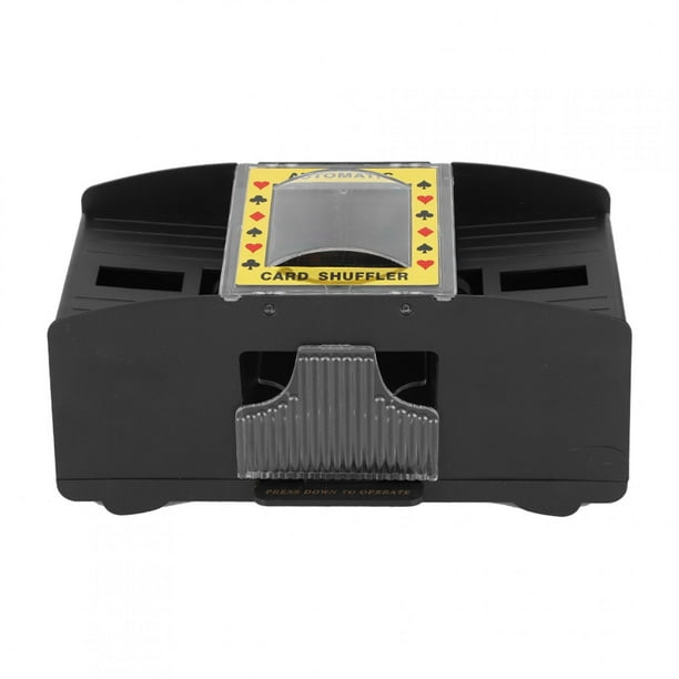 Barajador de cartas que ahorra mano de obra, barajador de cartas automático eléctrico para adultos mayores barajador de cartas optimizado para la excelencia