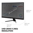 thumbnail image 4 of ViewSonic VX3267U-4K 4K UHD 32 Inch IPS Monitor with 65W USB C, HDR10 Content Support, HDMI, and DP (Renewed), 4 of 5