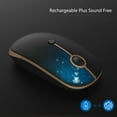 Jelly Comb Wireless Mouse, Triple Mode Rechargeable Bluetooth Mouse for
