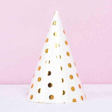 Raindrops 20 Assorted Color Birthday Cone Hats for Kids Party Use Paper Crown Decorations