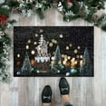 thumbnail image 1 of Custom Christmas Tree Red Truck Door Mat Holiday Rug for Festive Home, 1 of 4