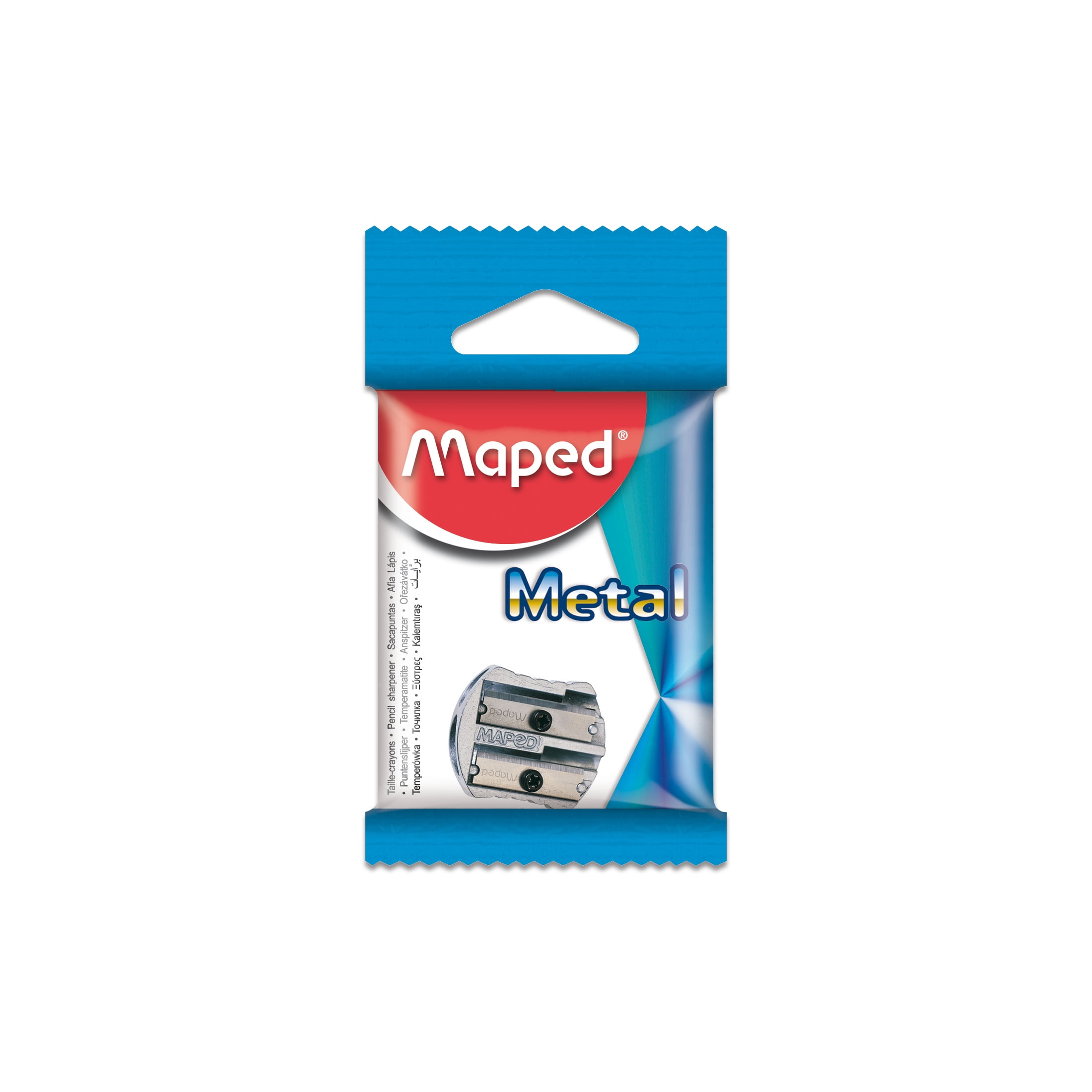 Maped Classic 2-Hole Compact Metal Pencil Sharpener