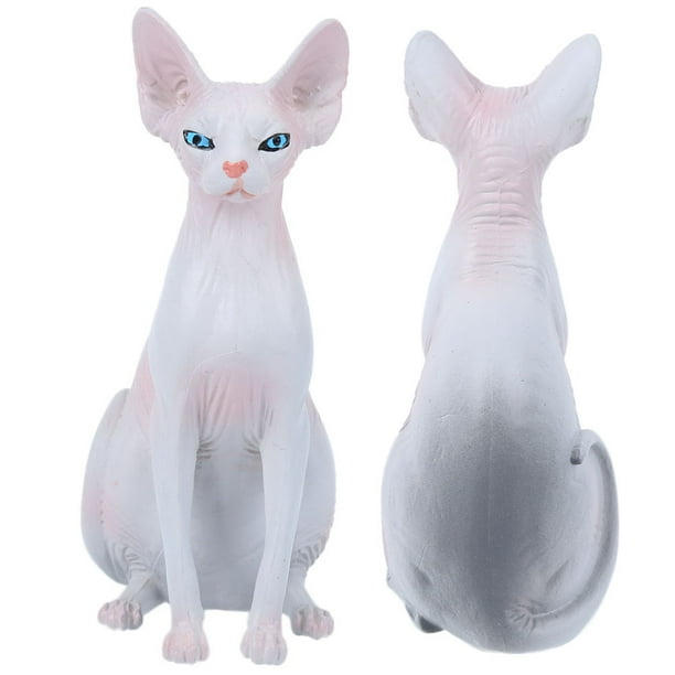 Modelo de gato sin pelo de simulación, modelo de gato sin pelo de simulación, modelo de gato sin pelo, modelo de gato decorativo, durabilidad probada en el tiempo