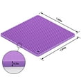 thumbnail image 2 of Set of 4 Silicone Heat Resistant Table Mat,Kitchen Silicone Heat Resistant Table Mat Non-slip Pot Pan Holder Pad Cushion, Multi-color, 2 of 5