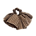 thumbnail image 5 of Brown plaid fabric skirt hair band female new temperament tie ponytail headband senior sense of hundred hair rope female, 5 of 5