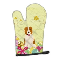 Carolines Treasures BB6049OVMT Easter Eggs Central Asian Shepherd Dog Oven Mitt Large multicolor