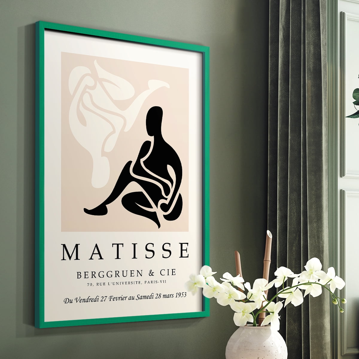 Matisse XLV Framed Print - Solid Wood