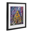 thumbnail image 2 of Halloween Costume Party House Black Framed Print Under Glass, 13 x 13, Made In USA, 2 of 8