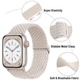thumbnail image 4 of Correa trenzada Solo Loop para Apple watch, pulsera de 44mm, 40mm, 45mm, 49mm, 41mm, 45mm, iWatch series 8, 3, se, 5, 6, 7, Ultra, 4 of 4