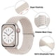 thumbnail image 4 of Correa trenzada Solo Loop para Apple watch, pulsera de 44mm, 40mm, 45mm, 49mm, 41mm, 45mm, iWatch series 8, 3, se, 5, 6, 7, Ultra, 4 of 4