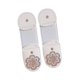 thumbnail image 3 of 2 correas de encaje para patinaje sobre hielo de 4 x 1 pulgada, bandas elásticas de moda para todos los tamaños de calzado. Blanco, 3 of 9