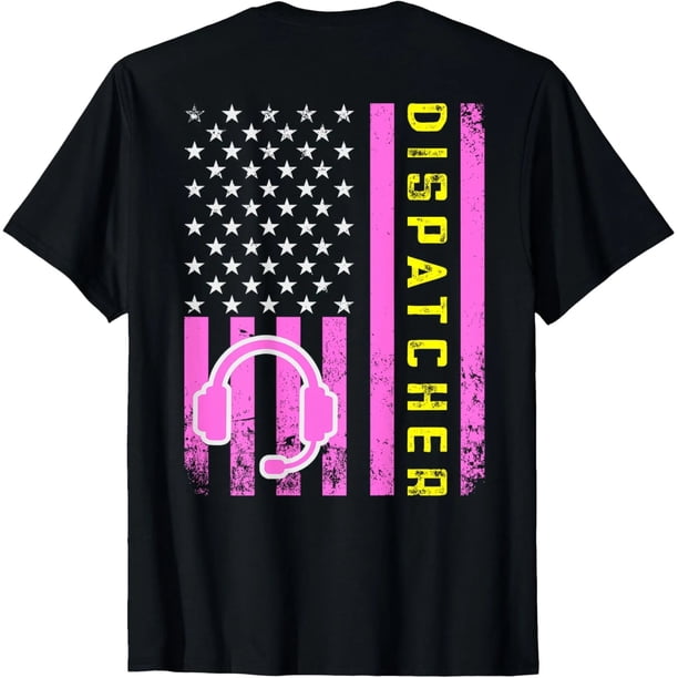 Camiseta de Regalo para Despachadores 911 con Línea Amarilla - Mujer