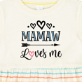 thumbnail image 4 of Inktastic Mamaw Loves Me Grandchild Girls Baby Dress, 4 of 5