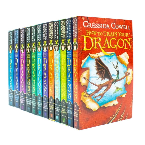 How To Train Your Dragon 12 Books Collection Set By Cressida Cowell
