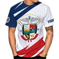 thumbnail image 4 of Custom Panama Shirts for Men 3D Panama Coat of Arms Shirts Panamanian Flag Pride Shirts Panama Hombres Camisa Men Women (T-shirt, 4XL), 4 of 10