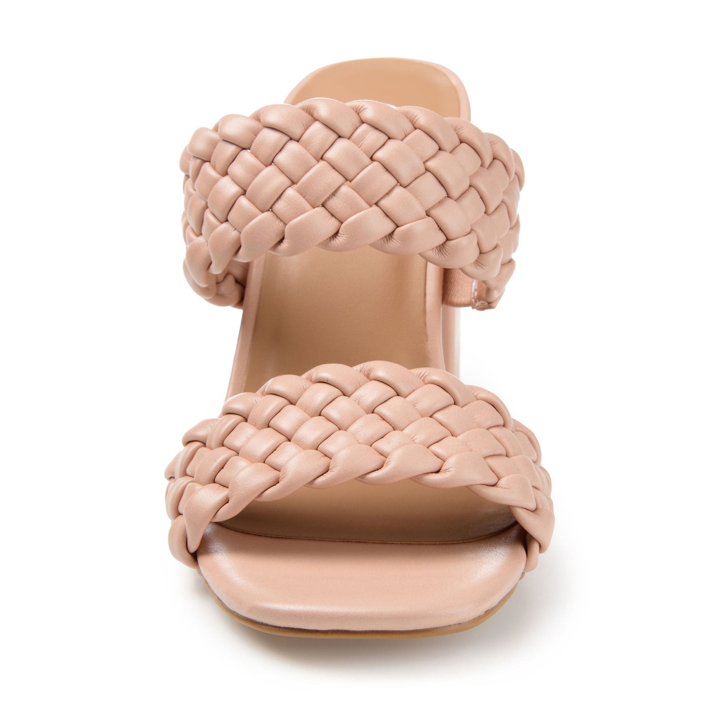 Journee Womens Melissa Open Square Toe Block Heel Dress Sandals, Widths Available