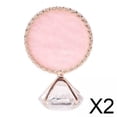 thumbnail image 1 of 2xPaleta De Decoración De Uñas Con Tablero De Maquillaje De Color Base De Diamante Placa De Mezcla De Colores F, 1 of 8