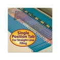 thumbnail image 4 of Reinforced Top Tab Colored File Folders Straight Tab, Legal Size, Blue, 100/Box, 4 of 7