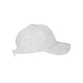 thumbnail image 4 of Top Headwear Glitter Stud Baseball Cap - White, 4 of 4