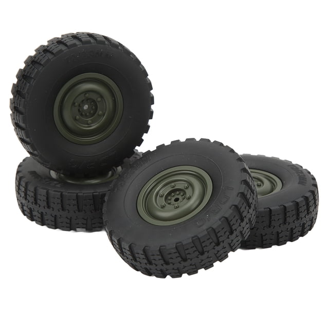 Neumáticos RC, 4 piezas Ruedas de coche RC Neumáticos de goma para coche RC Neumáticos para coche de control remoto Los mejores en su clase