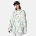 thumbnail image 3 of Lsque Daisies Flowers UPF 50+ Lightweight Sun Protection Men's Women's Long Sleeve Shirt, Hoodie Performance -Large, 3 of 9