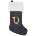 thumbnail image 2 of Dmlowu Christmas Stockings with Initials, 18 Inches Large Christmas Stocking for Christmas Tree Decorations, Personalized Christmas Stockings Bulk for Xmas Tree, Holiday, Wedding, Party, 2 of 7