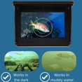 thumbnail image 3 of Colitt - Underwater Fishing Camera with 4.3/5 Inch LCD, 50/65/98 ft Cable, Infrared Night Vision, HD Waterproof Fishing Fusion Camera for Ice, Lake, Boat, Kayak, Beginner Fish Finder, 3 of 8