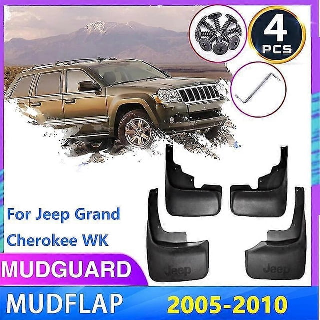 guardabarros delanteros y traseros para Jeep Grand Cherokee Wk 2005, 2006, 2007, 2008, 2009 y 2010, accesorios para coche.