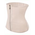 thumbnail image 3 of MISS MOLY Latex Waist Trainer Zipper Shapewear Firm Tummy Control Body Slimming Cincher Hook, 3 of 4