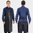 thumbnail image 3 of Men's waterproof apron with adjustable straps black 70*120cm, 3 of 3