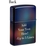 Zippo Lighter - Customized Message on Prismatic 540 Matte Pocket Lighter 46565