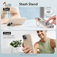 thumbnail image 4 of Phone Case for iPhone 15 Pro Case, Compatible with MagSafe, Military-Grade Protective Case, Built-in Stash Stand , Scratch-Resistant Back Cover, Classic Series, 4 of 9