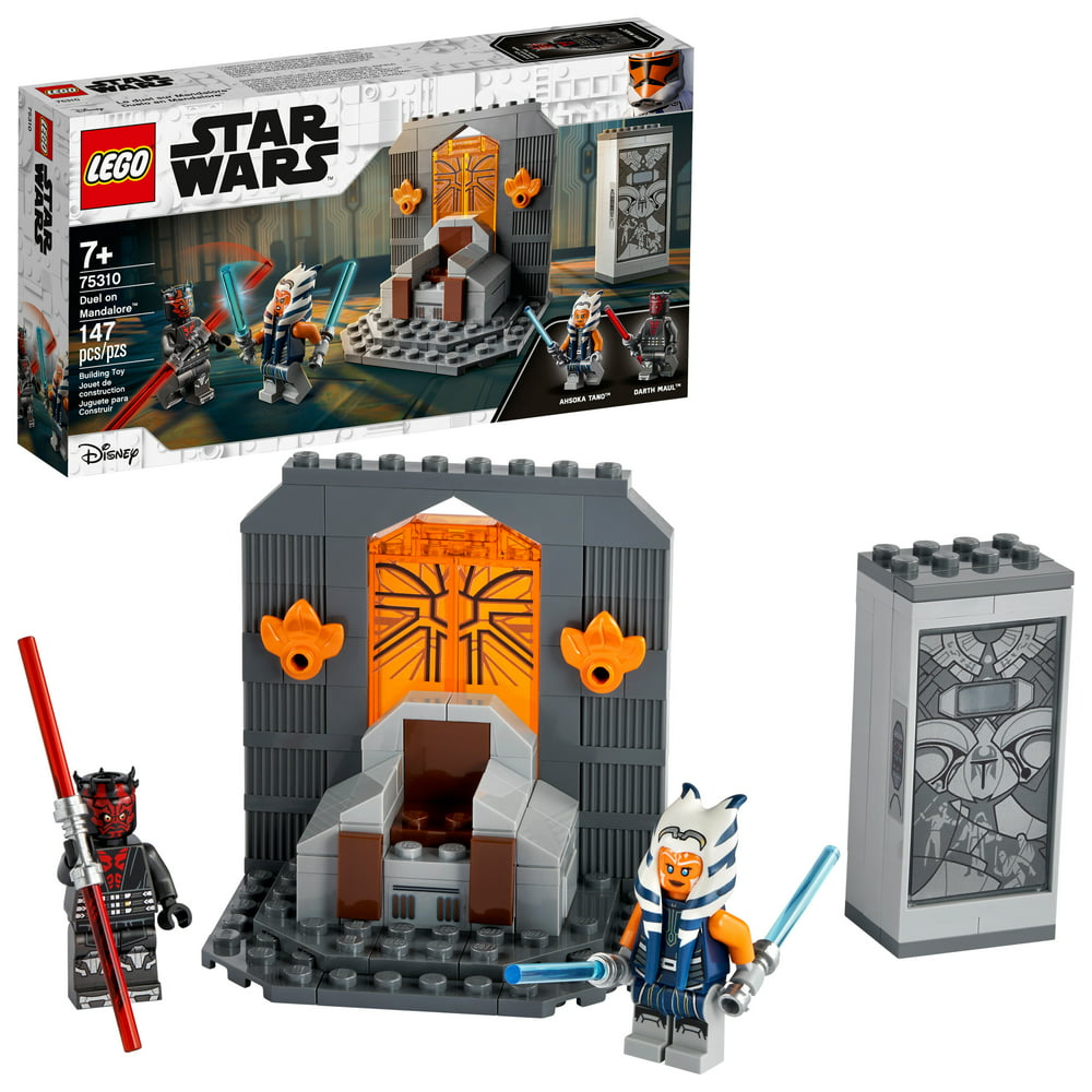 LEGO Star Wars Duel on Mandalore 75310 Building Toy Featuring Ahsoka Tano and Darth Maul (147 Pieces)