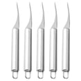 thumbnail image 2 of Boovnll Kitchen Gadgets, 5Pc Shrimp Line Knife, Shrimp Back Knife, Shrimp Line Intestine, Shrimp Cleaning Tool, Stainless Steel, Fish Belly, Shrimp Knife, Kitchen Tool, Home and Kitchen, 2 of 9