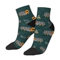 thumbnail image 2 of Bingfone Big Machine Design Patterned Men'S Women'S Casual Cotton Socks, 2 of 9