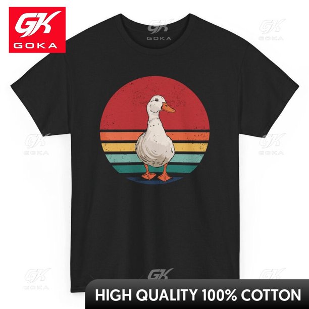 Camisetas con estampado de pato Retro para hombre ropa nueva en camisetas y camisetas de algodón para mujer Camiseta estampada Y2K ropa bonita y divertida