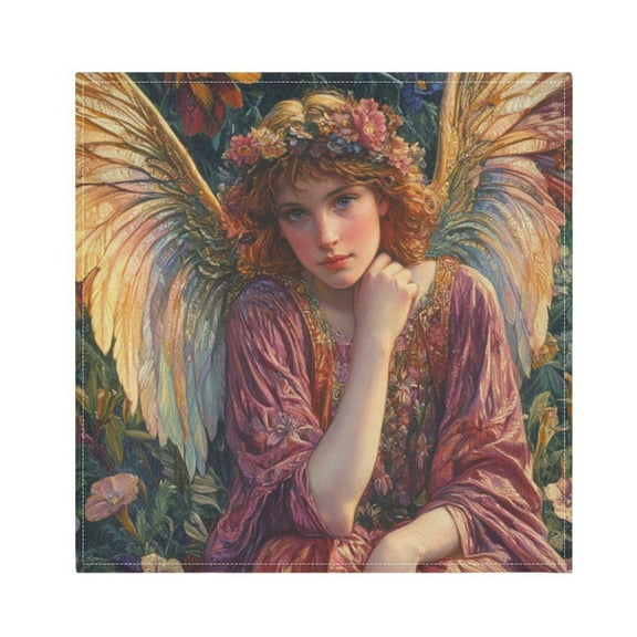 WOBOGO European Goddess Cloth Napkins 1 Piece Soft Elegant Touch Durable Absorbent Quick Drying for Elegant Dining