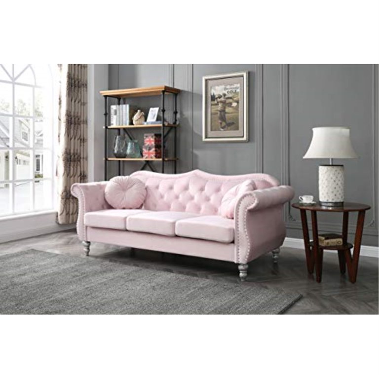 Pink Velvet Chesterfield Sofa Uk Baci Living Room