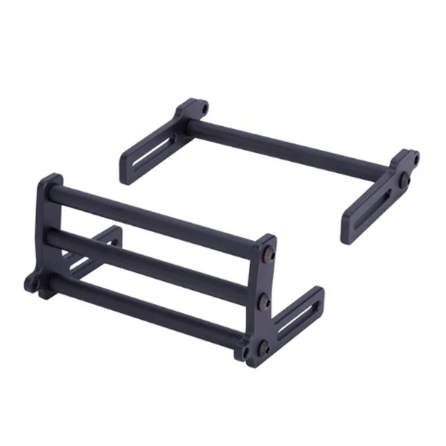 Xingzhi Durable Front And Rear Bumper For 1/10 SCX10 TRX4 Crawler Wear-resistant Black