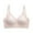 Pink, variant on Bras for Women Comfortable Wireless Push Up Seamless Bralettes Soft V Neck Brassiere Scalloped Full Coverage Cross Back Longline Everyday Bra