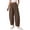 Plaid Black Khaki, variant on Plaid Barrel Pants Women Summer Casual Loose Wide Leg Lounge Gingham Trousers Spring Fashion Beach Bottoms