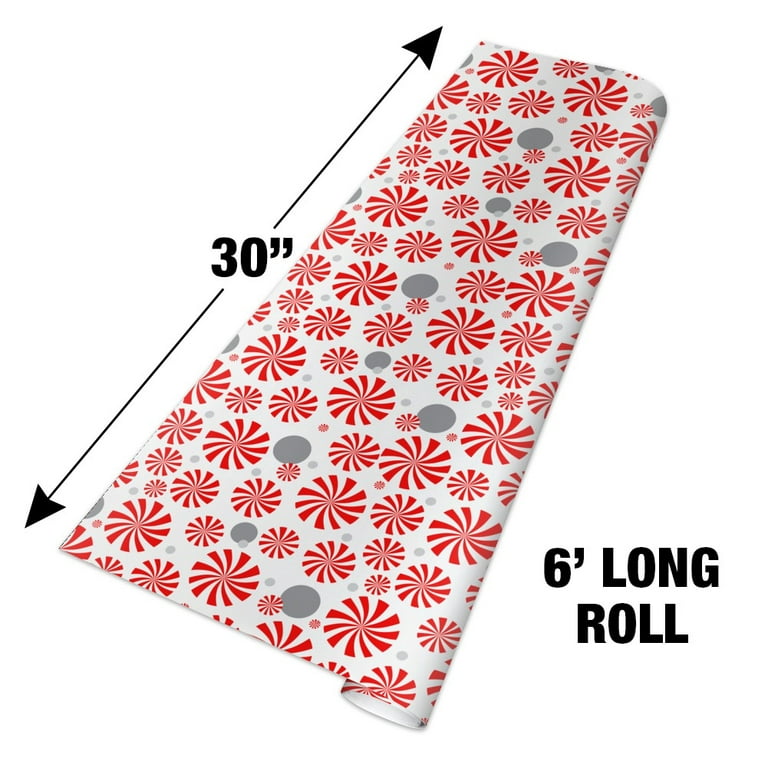 Peppermint Joy — Rich Plus Gift Wrapping Paper Wholesale