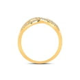 thumbnail image 4 of 10kt Yellow Gold Womens Round Diamond Infinity Ring 1/3 Cttw, 4 of 4
