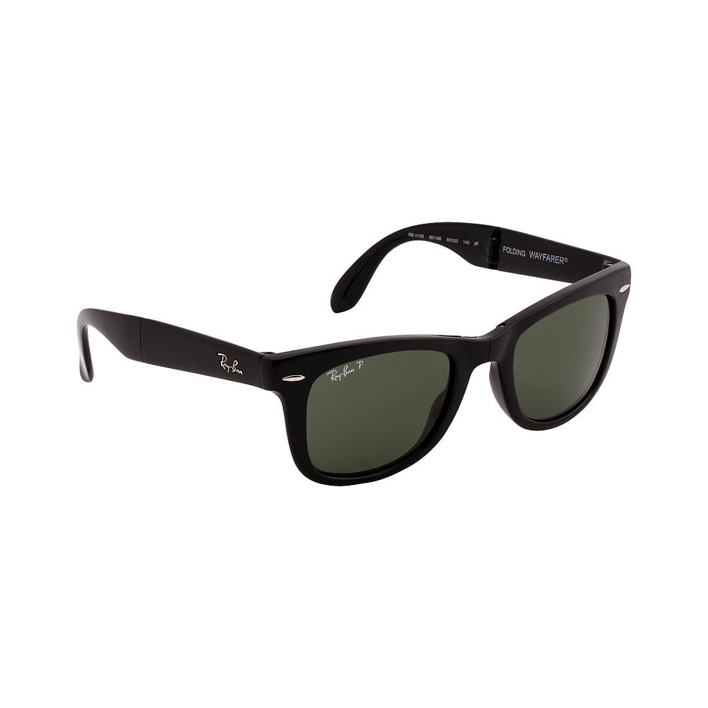 RAY BAN Pocket sunglasses rb 4105 Folding Wayfarer 601-S Matt black