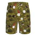 thumbnail image 6 of Naloa Gnomes Playing in the Garden Men's Beach Shorts, Surfing shorts, Swim trunks, Quick Dry Swim Trunks for Surfing Beach Fun - XX-Large, 6 of 9